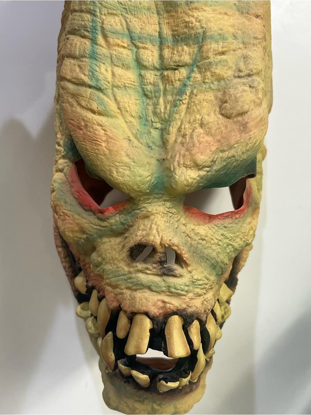 Vintage Scary Latex Halloween Mask Creature Demon Monster Costume Prop